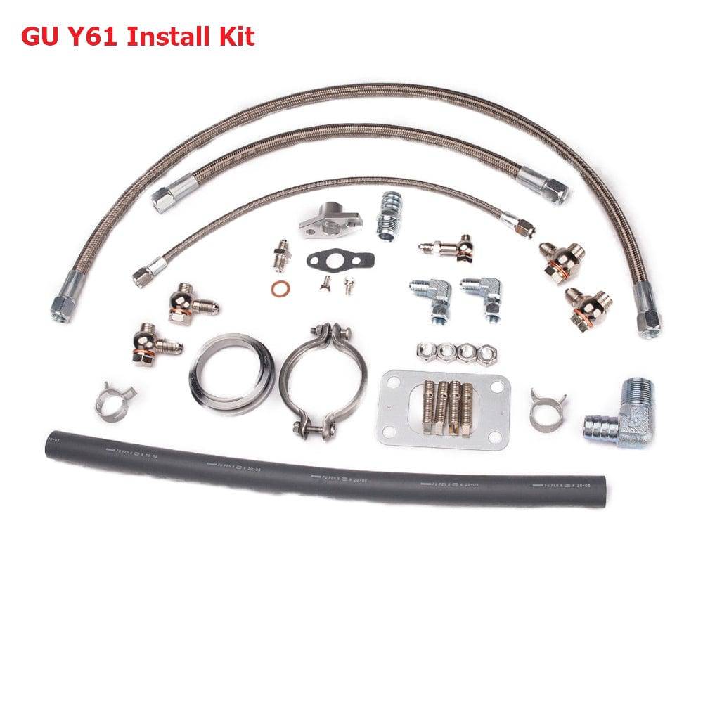 Kinugawa Turbo 3" Anti-Surge TD05H-16G 6cm 2.5" V-Band for Nissan Patrol TD42 Top Mount Water-Cooled 90 Degree