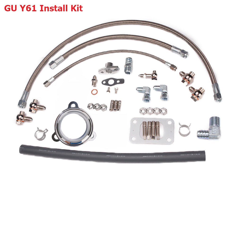 Kinugawa Turbo 4" Anti-Surge TD05H-18G 8cm DTS 3-Bolt 3" V-Band for Nissan Patrol TD42 Low Mount Water-Cooled