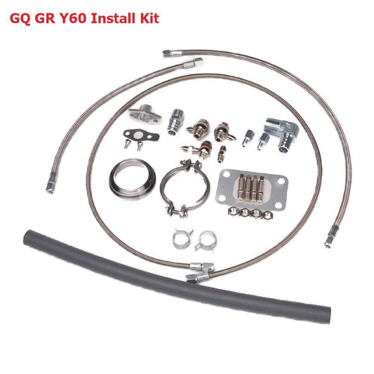 Kinugawa Turbo Oil & Water Line Kit For for Nissan Patrol Safari TD42 TD05 TD06 Water-Cooled Turbo A/R 6cm V-Band Turbin