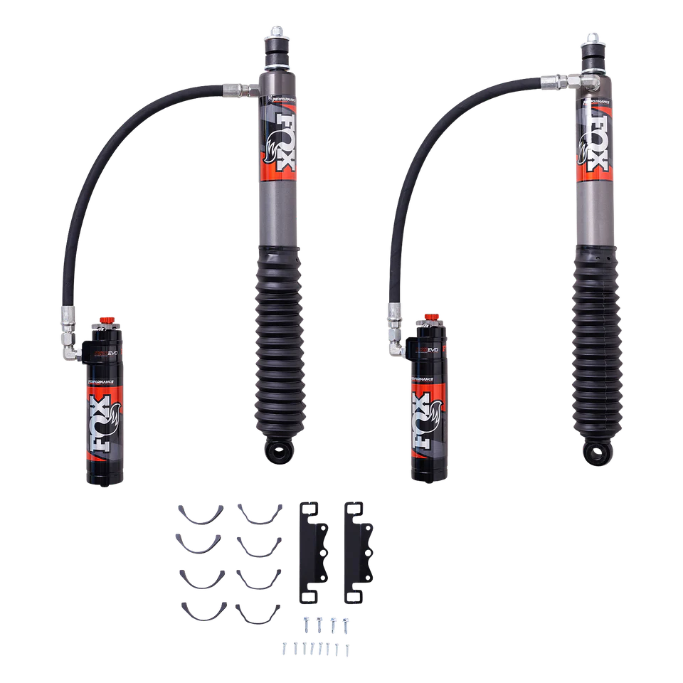 Fox Performance Elite Series, 2.5 Reservoir Shock Adjustable (Pair), 0 - 1.5 INCH Lift. HEAVY DUTY | Toyota Landcruiser 