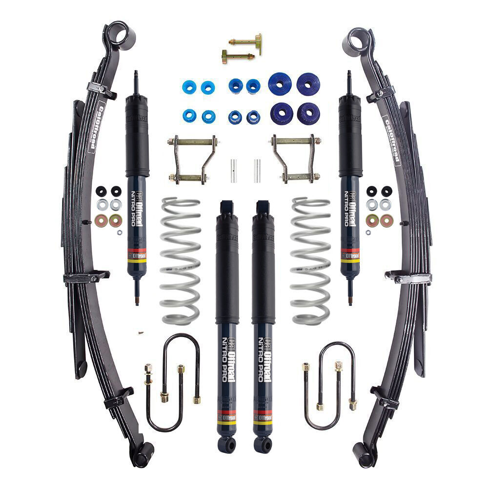 CalOffroad Nitro Pro Series Lift Kit Tour Pack | 2 Inch Lift | Toyota Land Cruiser 79 Series | 2 Door | LightMedium