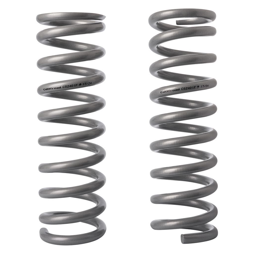 CalOffroad Nitro Pro Series Front Coil Springs | RAISED | Light Duty | Nissan Navara D40 2005 - 2015