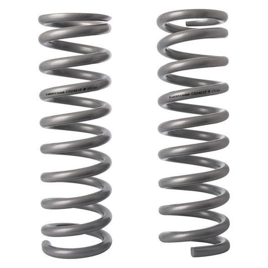 CalOffroad Nitro Pro Series Front Coil Springs | RAISED | Light Duty | Nissan Navara D40 2005 - 2015
