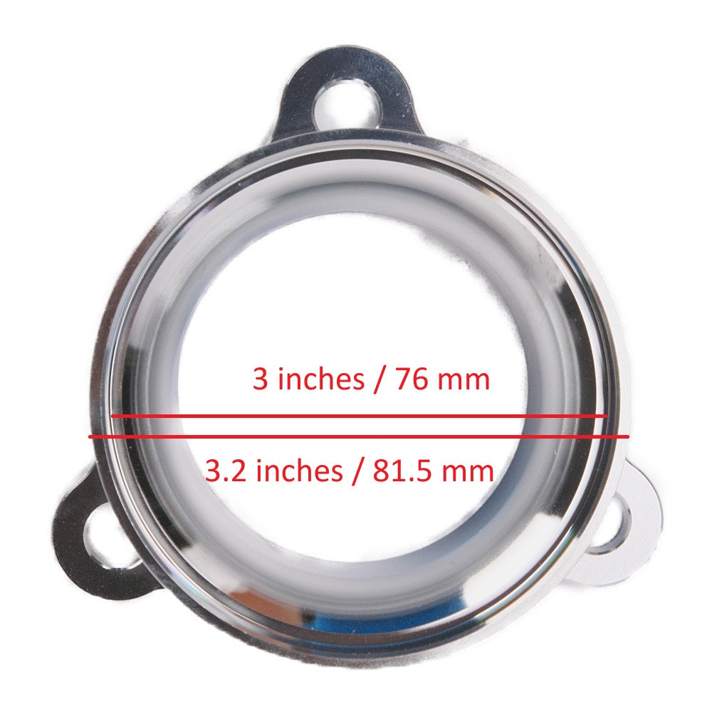 Kinugawa Turbo 3" Anti-Surge TD05H-18G 8cm DTS 3-Bolt 3" V-Band for Nissan Patrol TD42 Low Mount Oil-Cooled