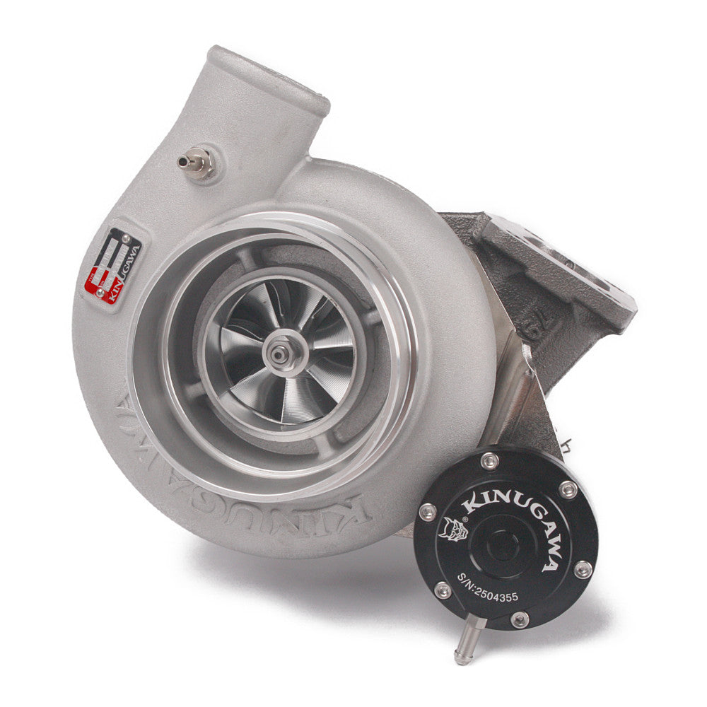 Kinugawa Turbo 4" Anti-Surge TD05H-18K 6cm 3" V-Band for Nissan Patrol / Radius Merge Manifold TD42 Top Mount Oil-Cooled