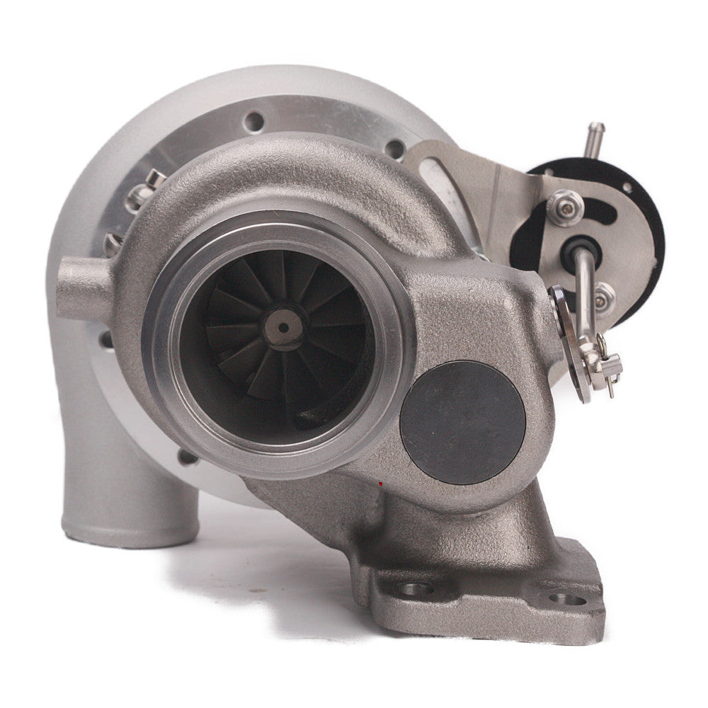 Kinugawa Turbo 4" Anti-Surge TD05H-18K 6cm 3" V-Band for Nissan Patrol / Radius Merge Manifold TD42 Top Mount Oil-Cooled