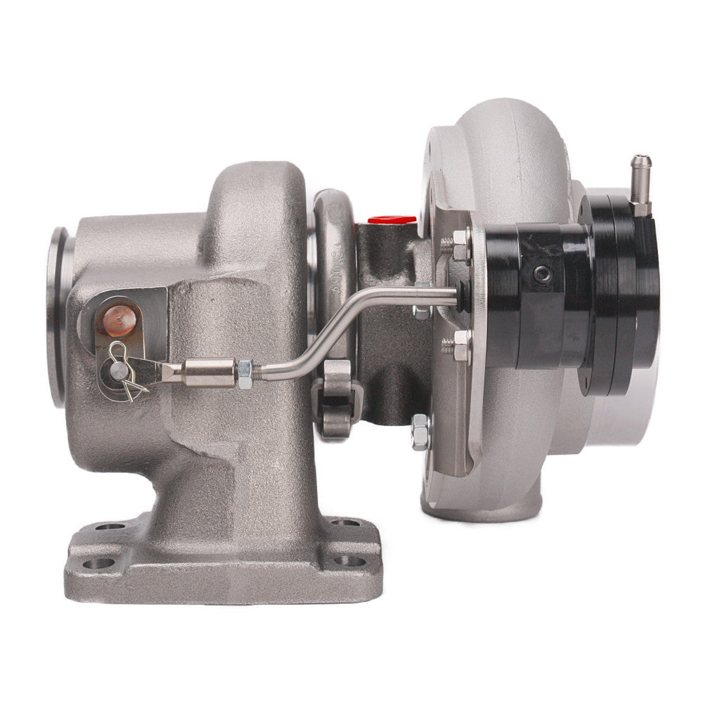 Kinugawa Turbo 4" Anti-Surge TD05H-18K 6cm 3" V-Band for Nissan Patrol / Radius Merge Manifold TD42 Top Mount Oil-Cooled