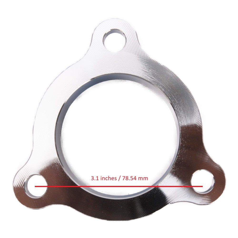 Kinugawa Turbo 3" V-Band Dump Pipe Flange Adapter for TD42 1HZ TD05H 3 Bolt Outlet Turbine Housing