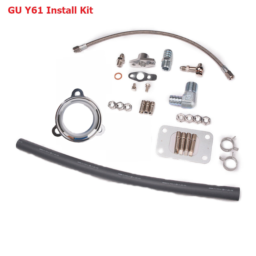 Kinugawa Turbo Oil & Water Line Kit For for Nissan Patrol Safari TD42 TD05 TD06 Oil-Cooled Turbo w/ 6cm 8cm 3 Bolts V-Ba