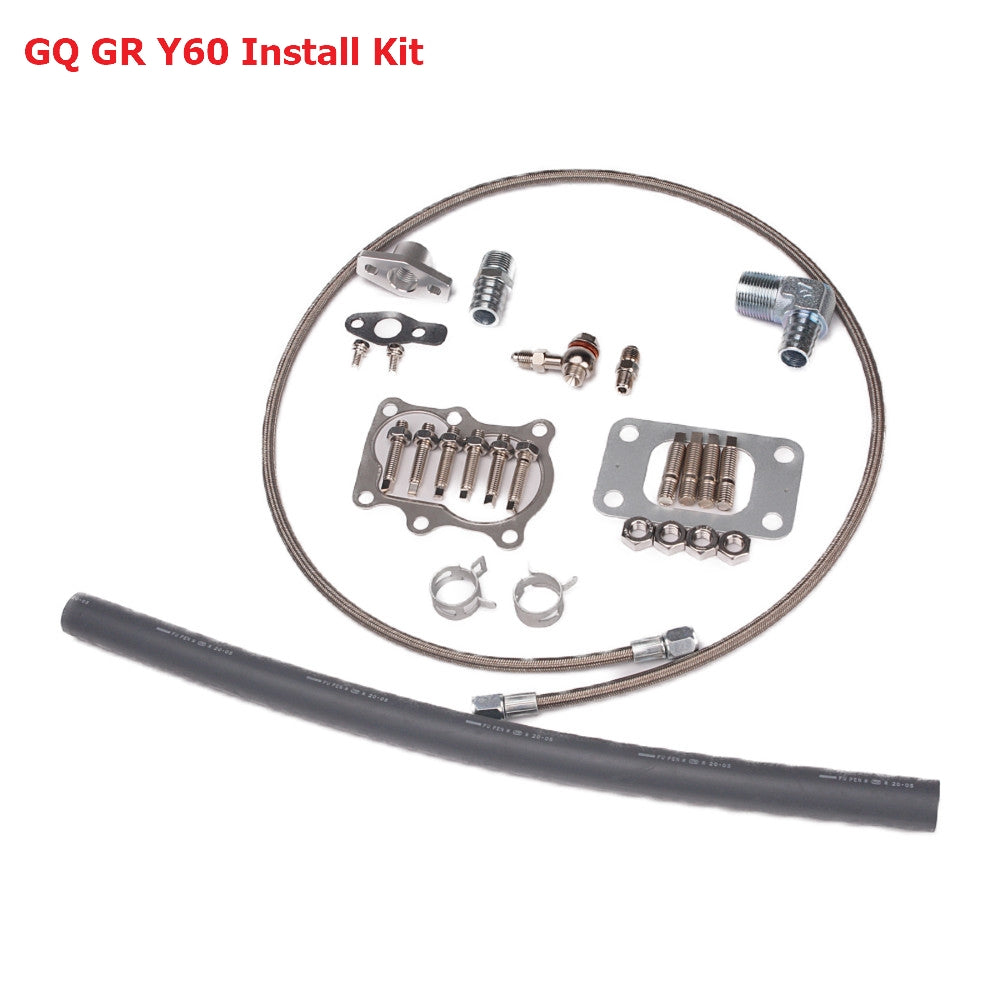 Kinugawa Turbo Oil & Water Line Kit For for Nissan Patrol Safari TD42 TD05 TD06 Oil-Cooled Turbo w/ Bolt-On Turbine Hous