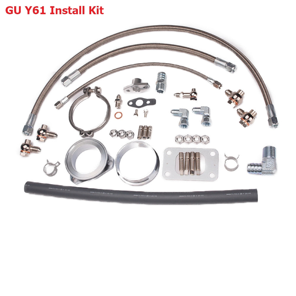 Kinugawa Turbo Oil & Water Line Kit For for Nissan Patrol Safari TD42 TD05 TD06 Water-Cooled Turbo w/ 6cm 8cm 3 Bolts V-
