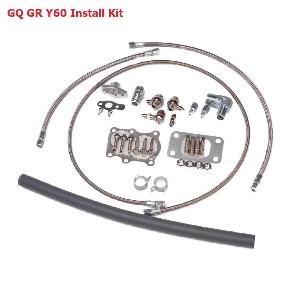 Kinugawa Turbo Oil & Water Line Kit for Nissan Patrol Safari TD42 TD05 TD06 Water-Cooled Turbo w/ Bolt-On Turbine Housin